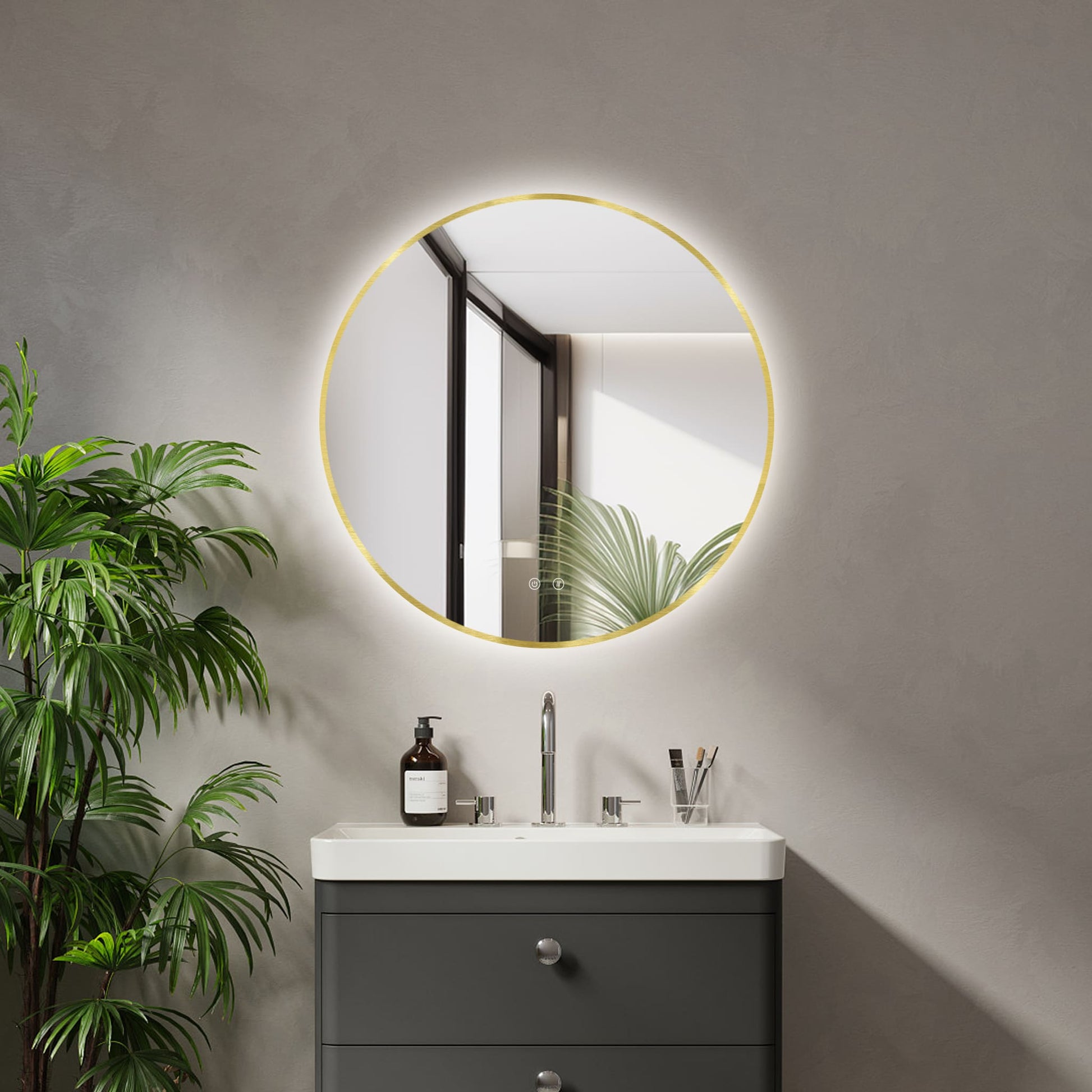 LED peegel Ares Gold