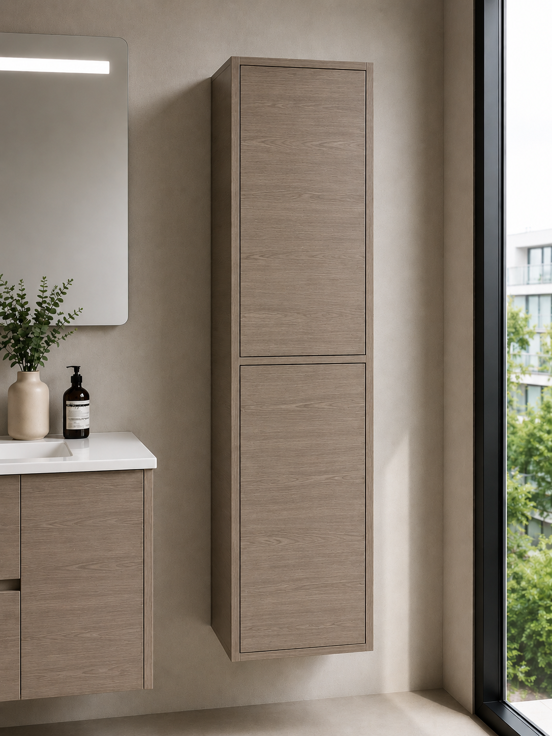 Vannitoakapp FLORENCIA kahe uksega 140 cm