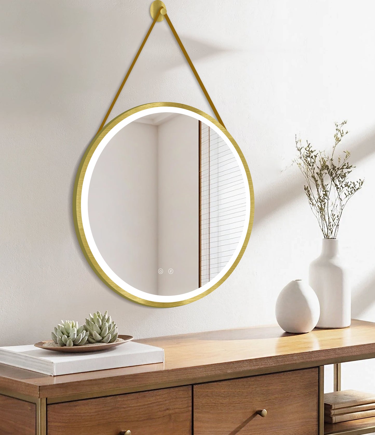 LED peegel Olympus Gold