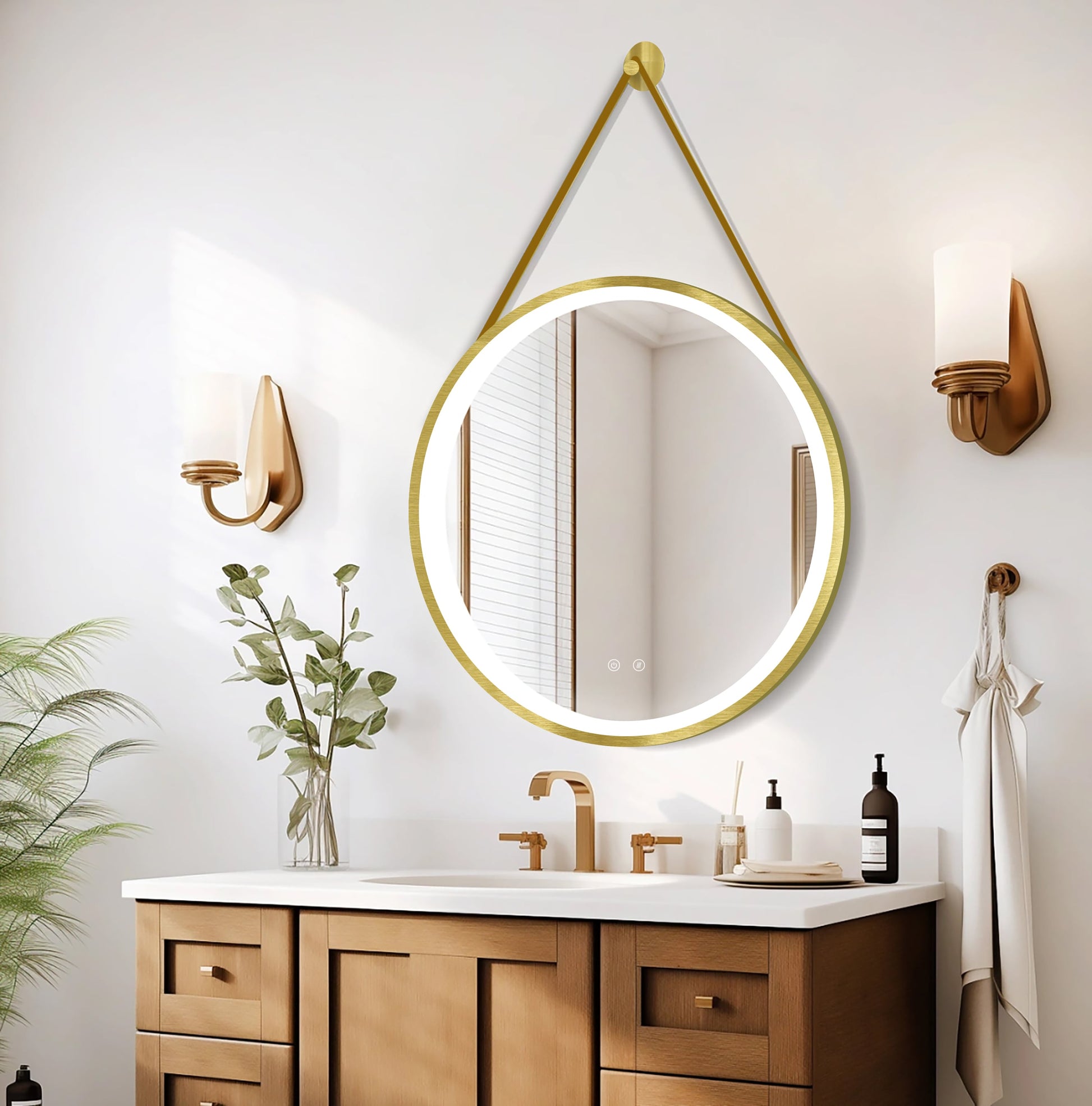 LED peegel Olympus Gold