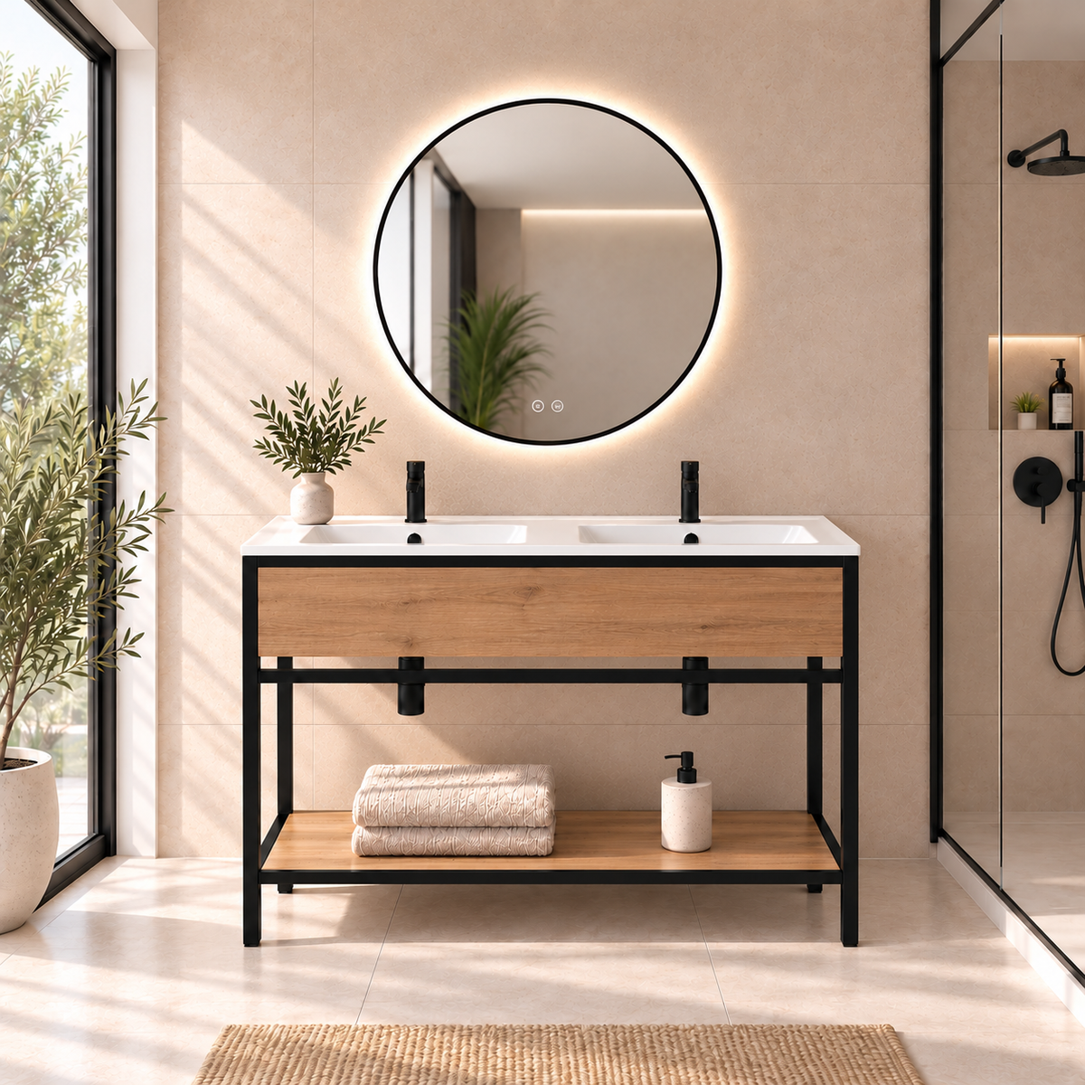 DORIA [2S] PP-integrado 120 cm, vista frontal
